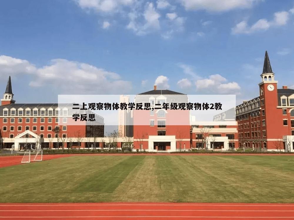 二上观察物体教学反思,二年级观察物体2教学反思