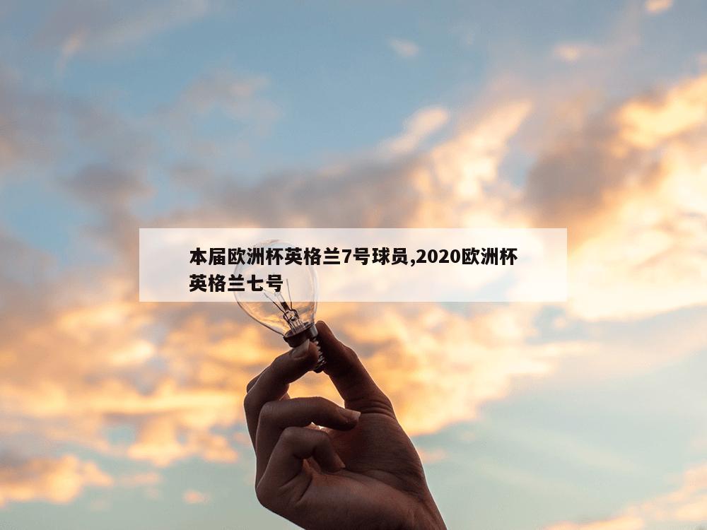 本届欧洲杯英格兰7号球员,2020欧洲杯英格兰七号